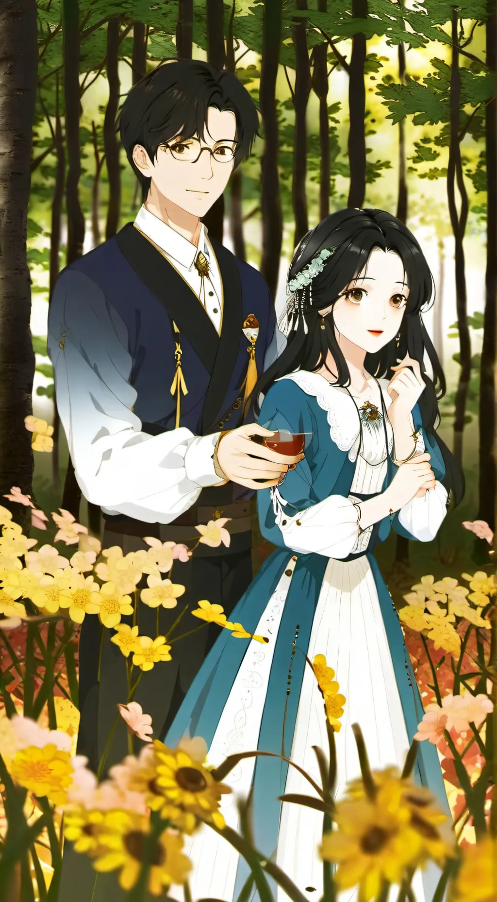 ai character: Leo and lily  background