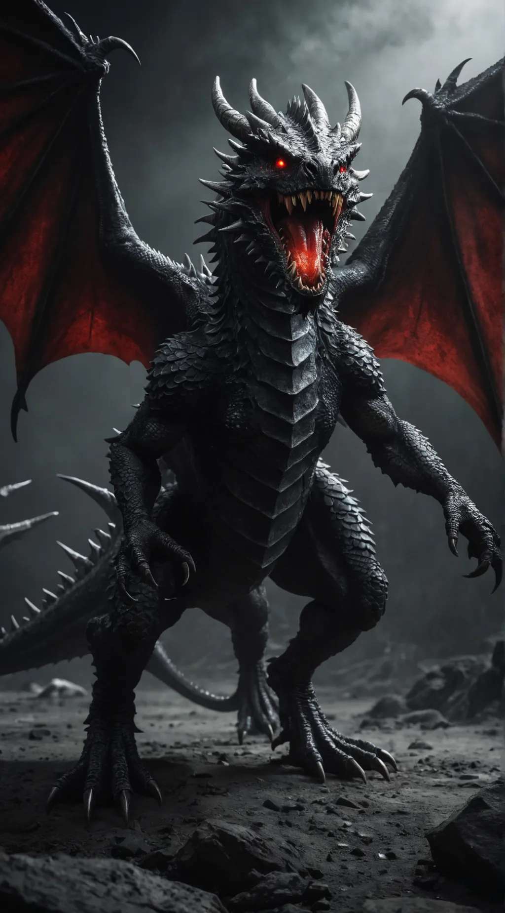 ai character: Dragon background