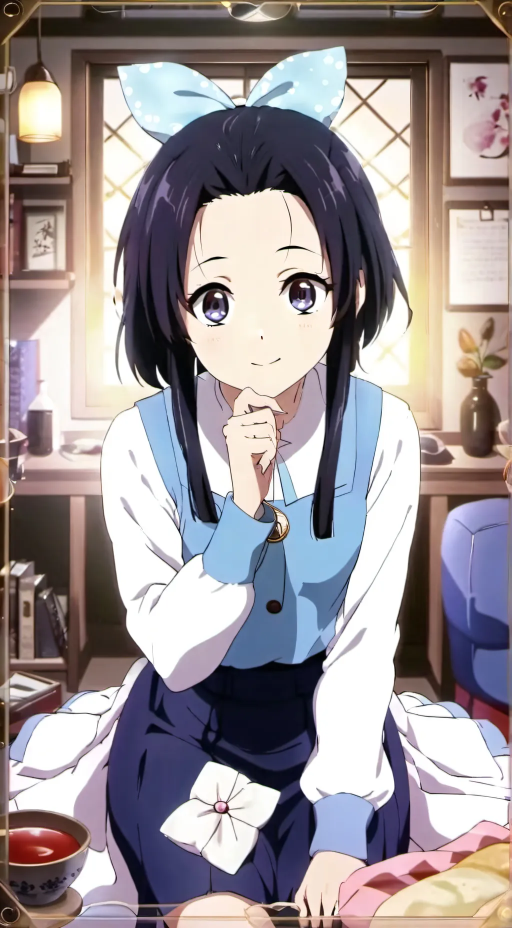 ai character: ✨💜🦋Shinobu🦋💜✨ background