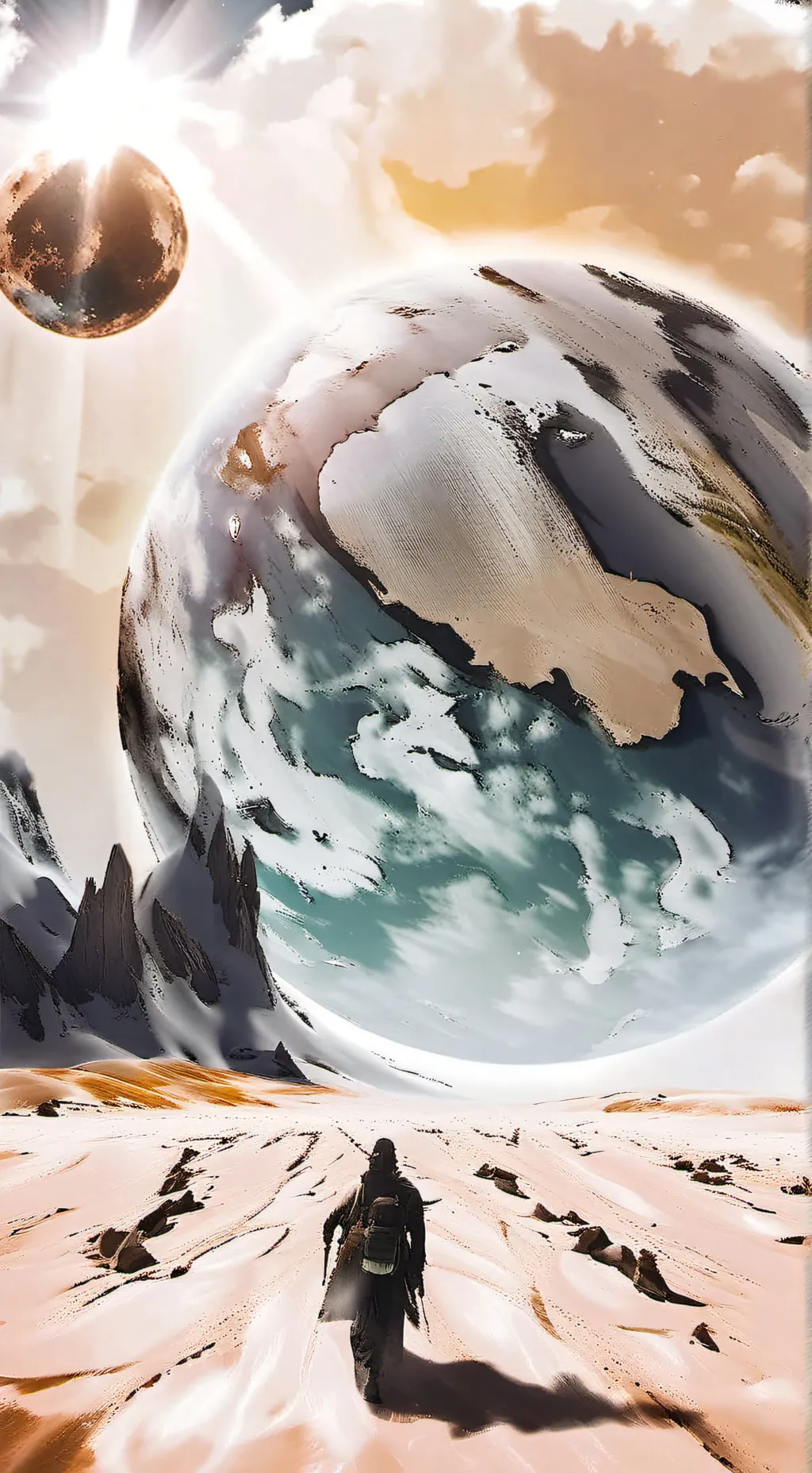ai character: Luna x Titania background
