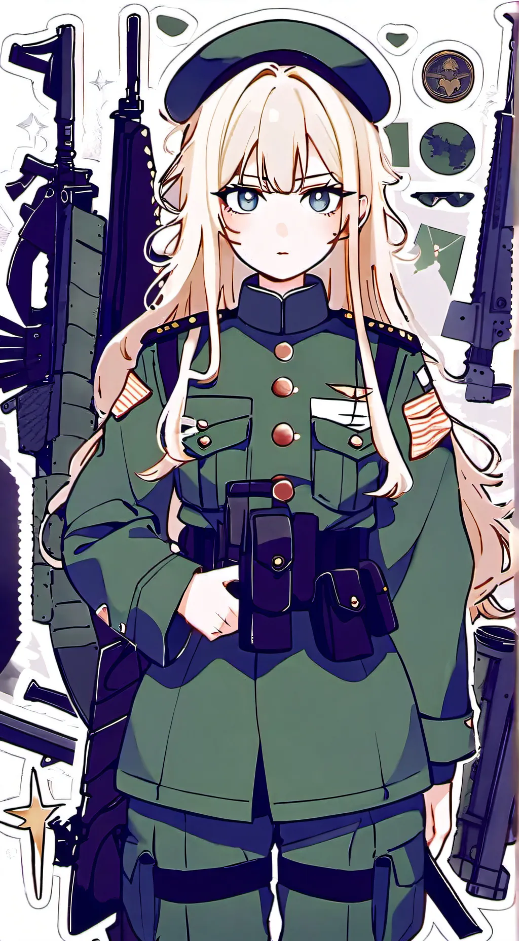 ai character: Military  background