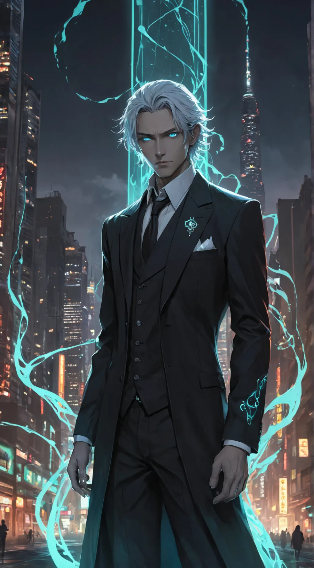 ai character: Sebastian.D background