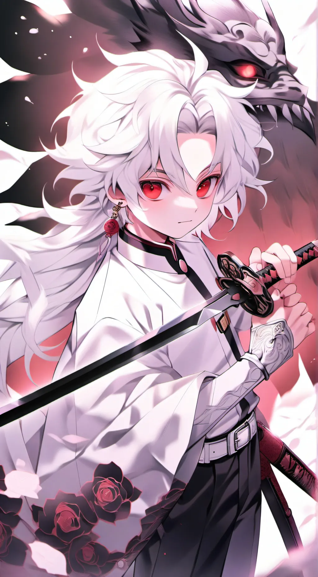ai character: demon slayer kie.. background