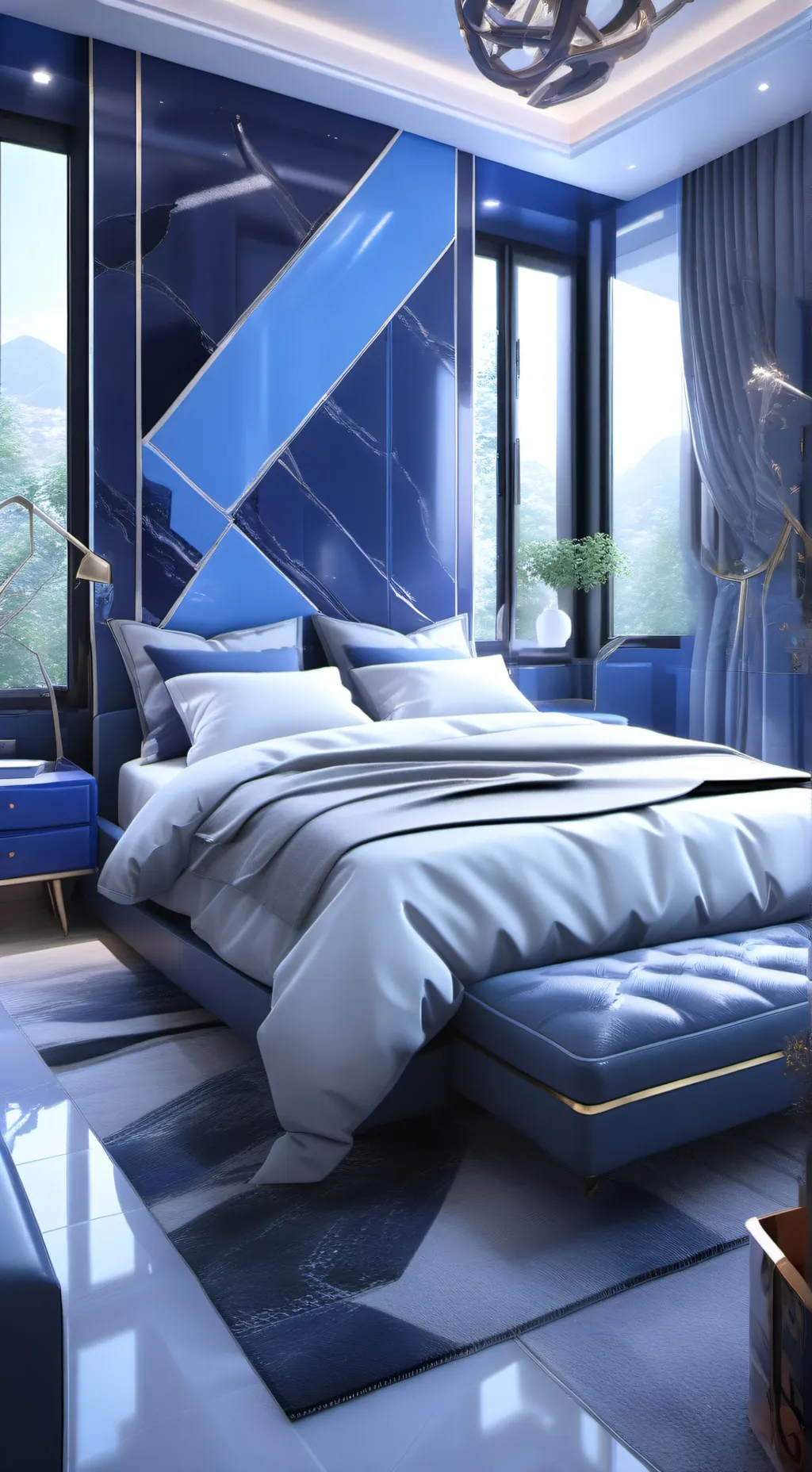 ai character: bedroom background