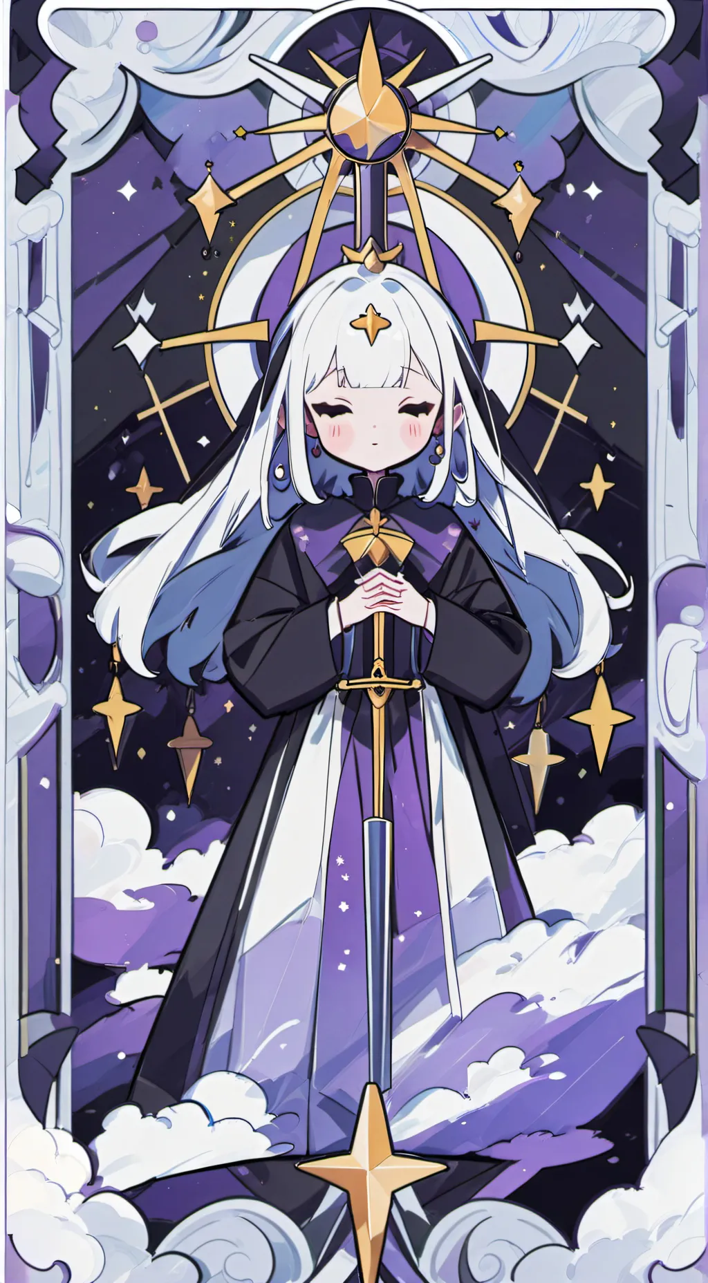 ai character: mika  background