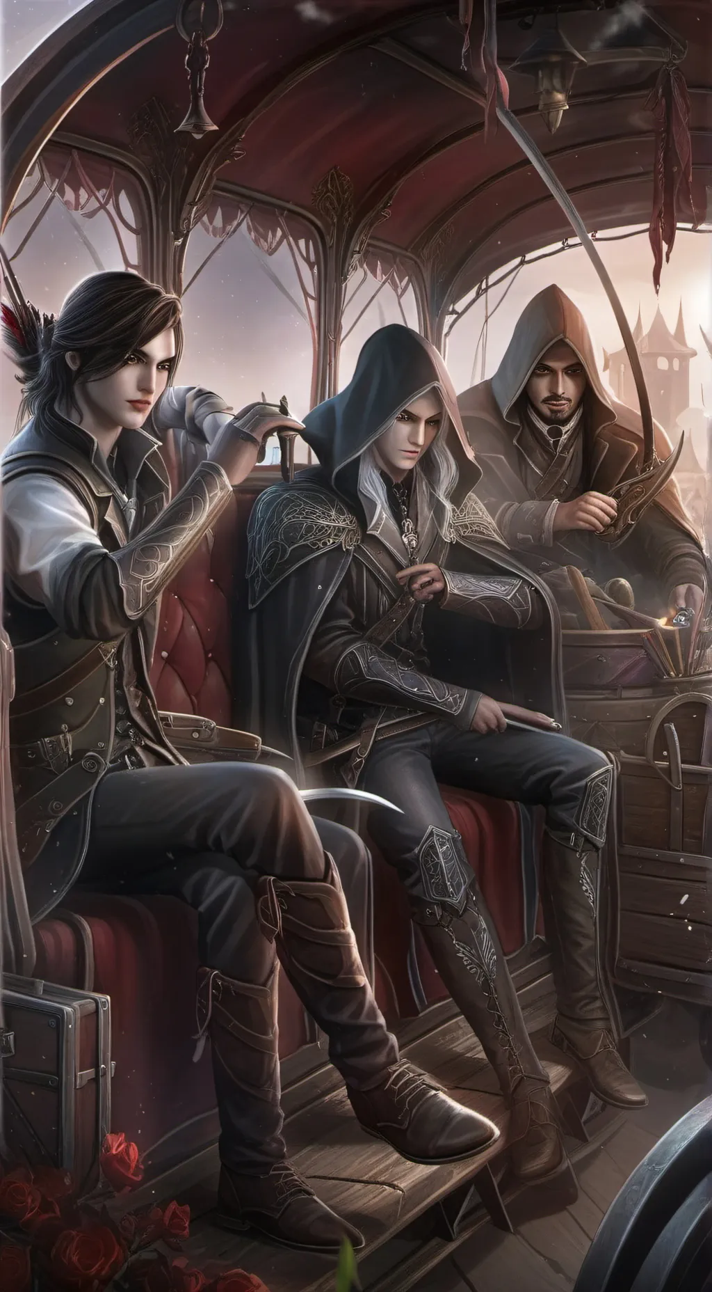 ai character: Fantasy world background