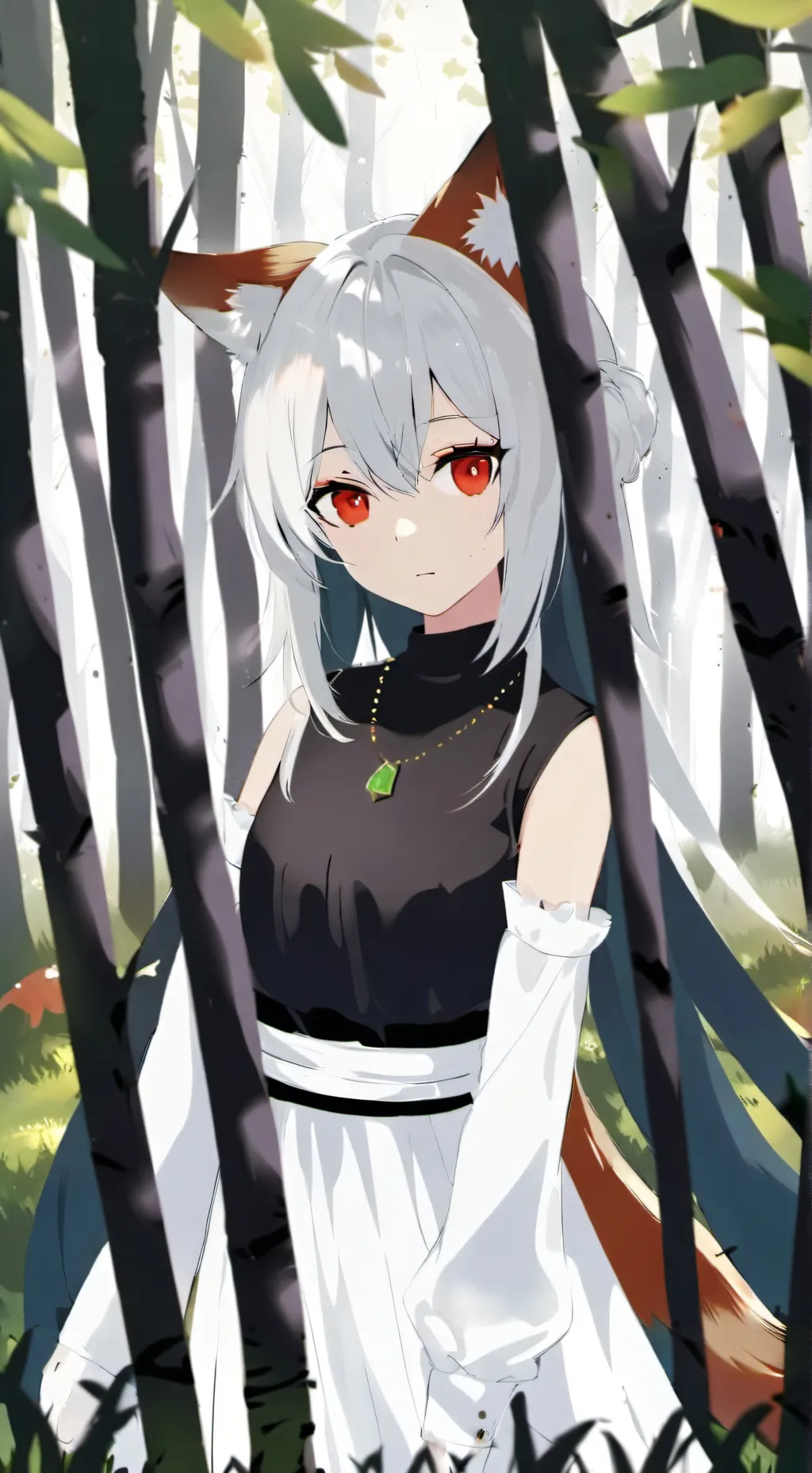 ai character: scarlet nightbell  background