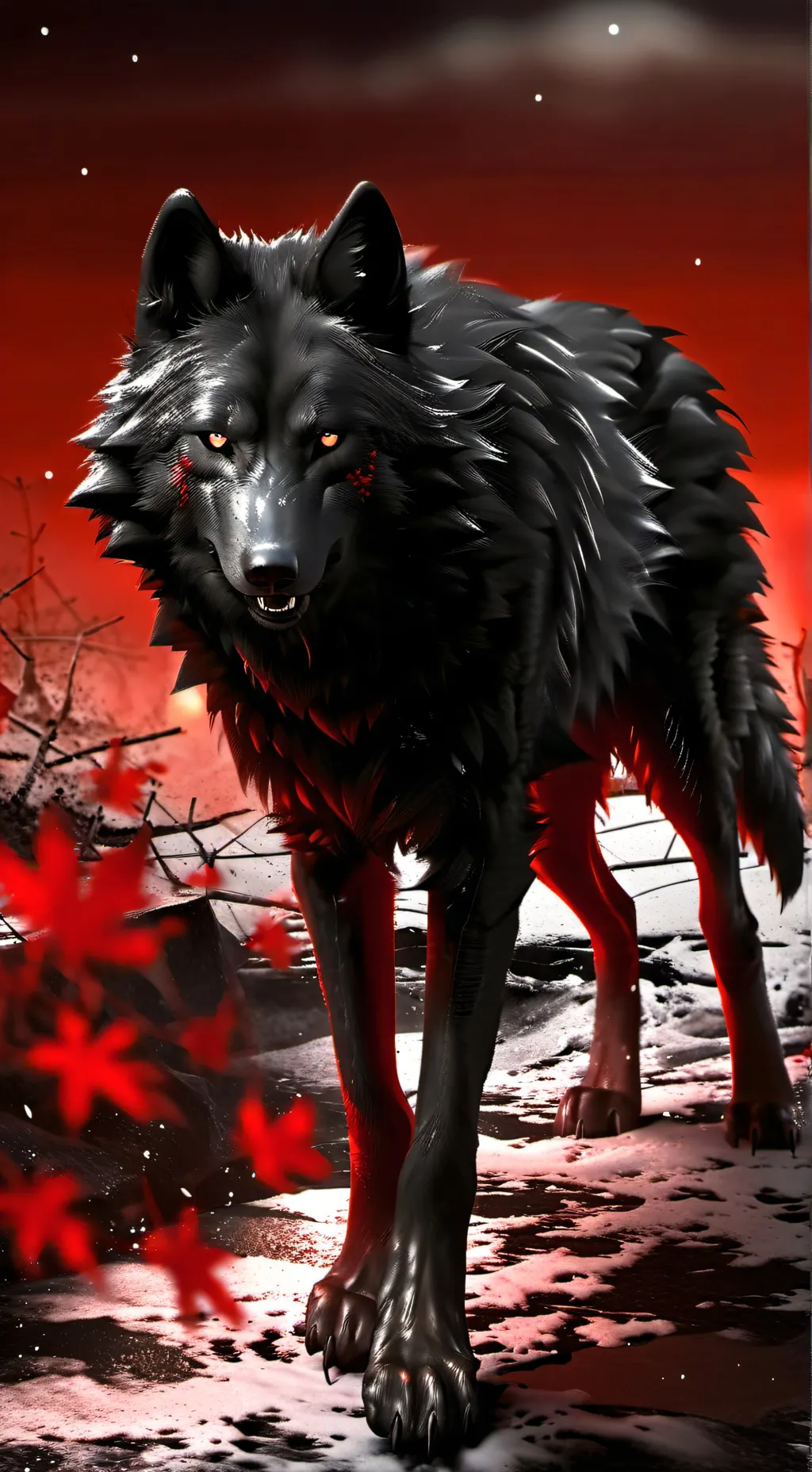 ai character: Wolf background