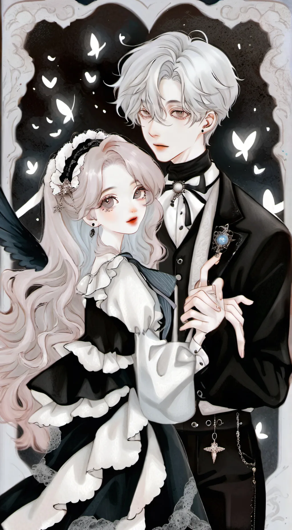 ai character: Ate and kuya background