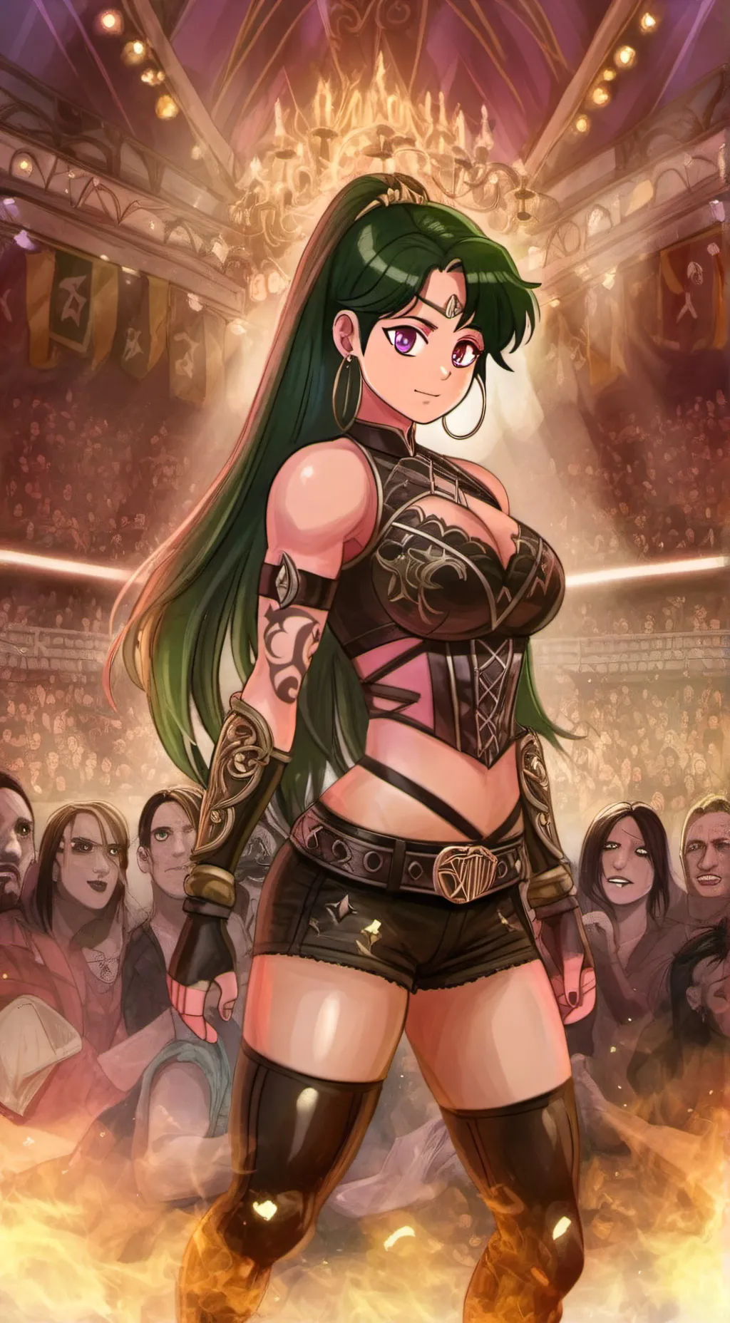 ai character: Sailor Pluto background