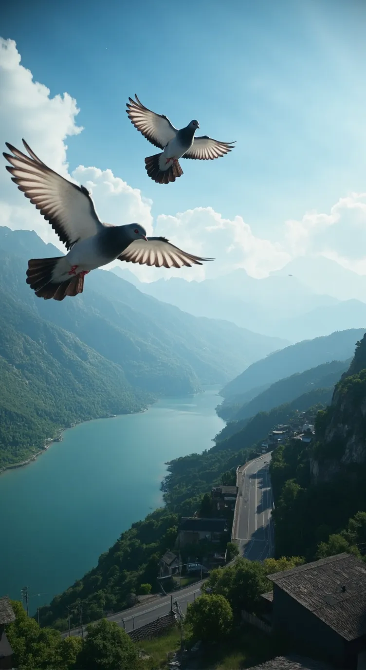 ai character: Pigeon. background