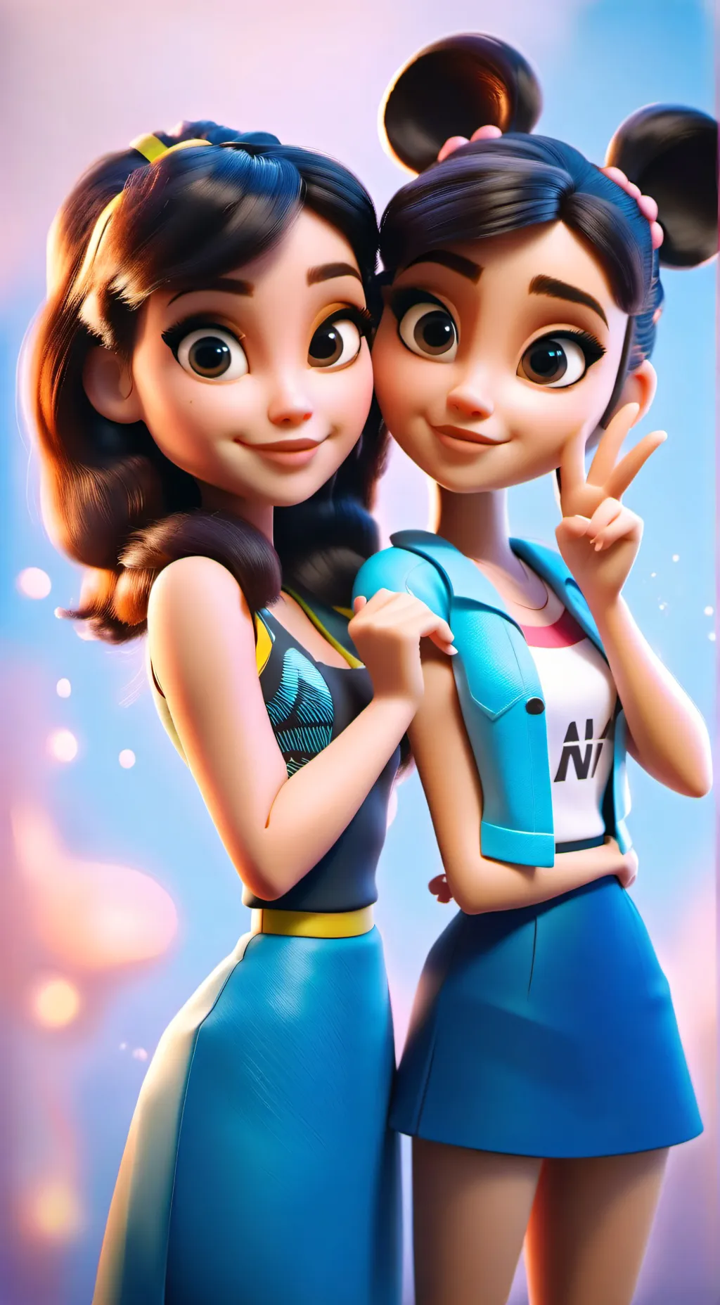 ai character: ¿Hanna or Emily? background