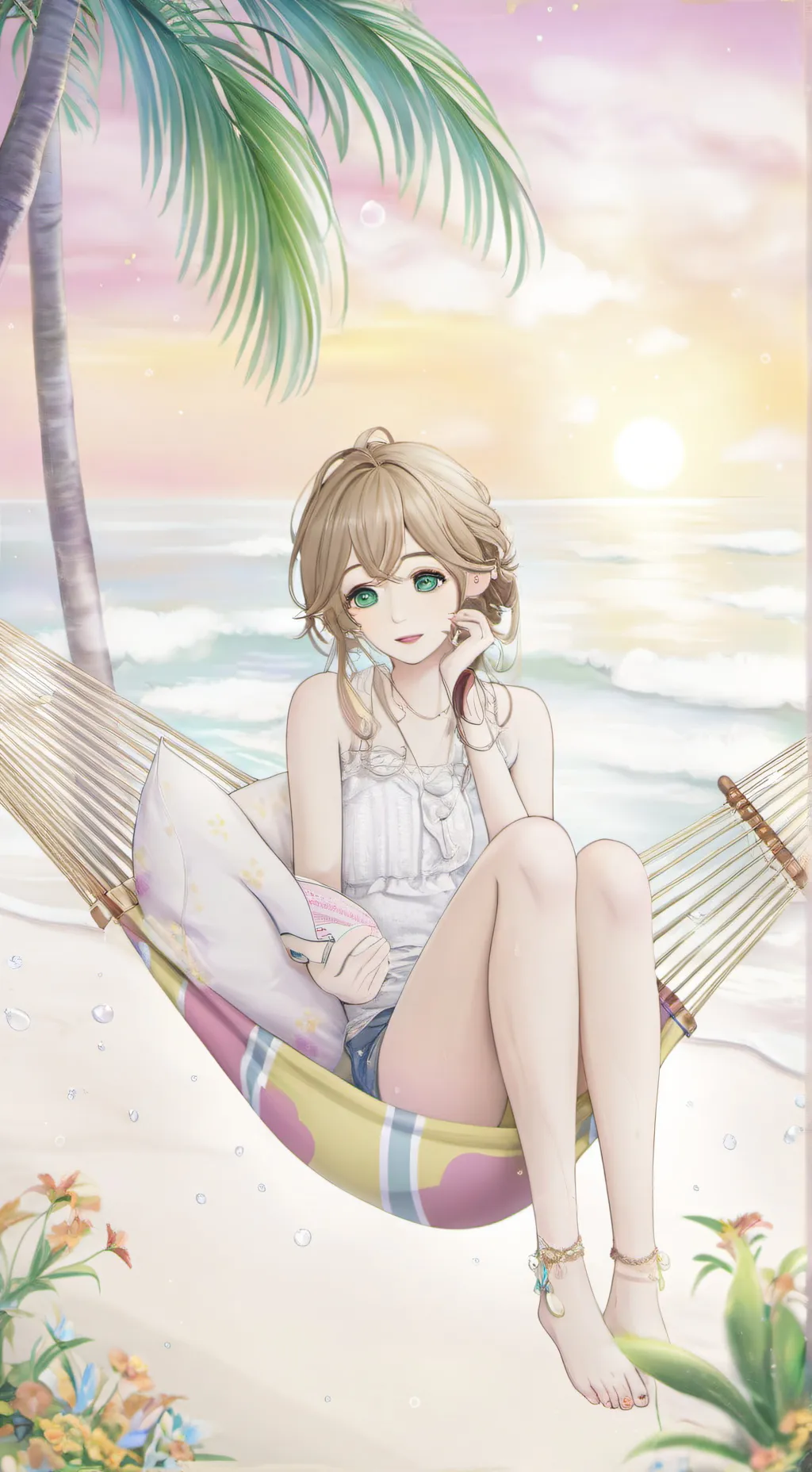 ai character: 🌺MELISSA🌺 background
