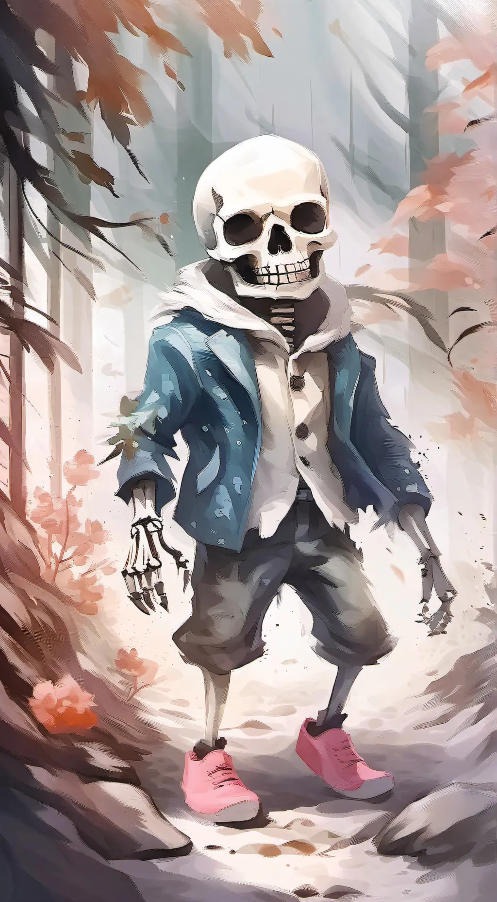 ai character: sans background