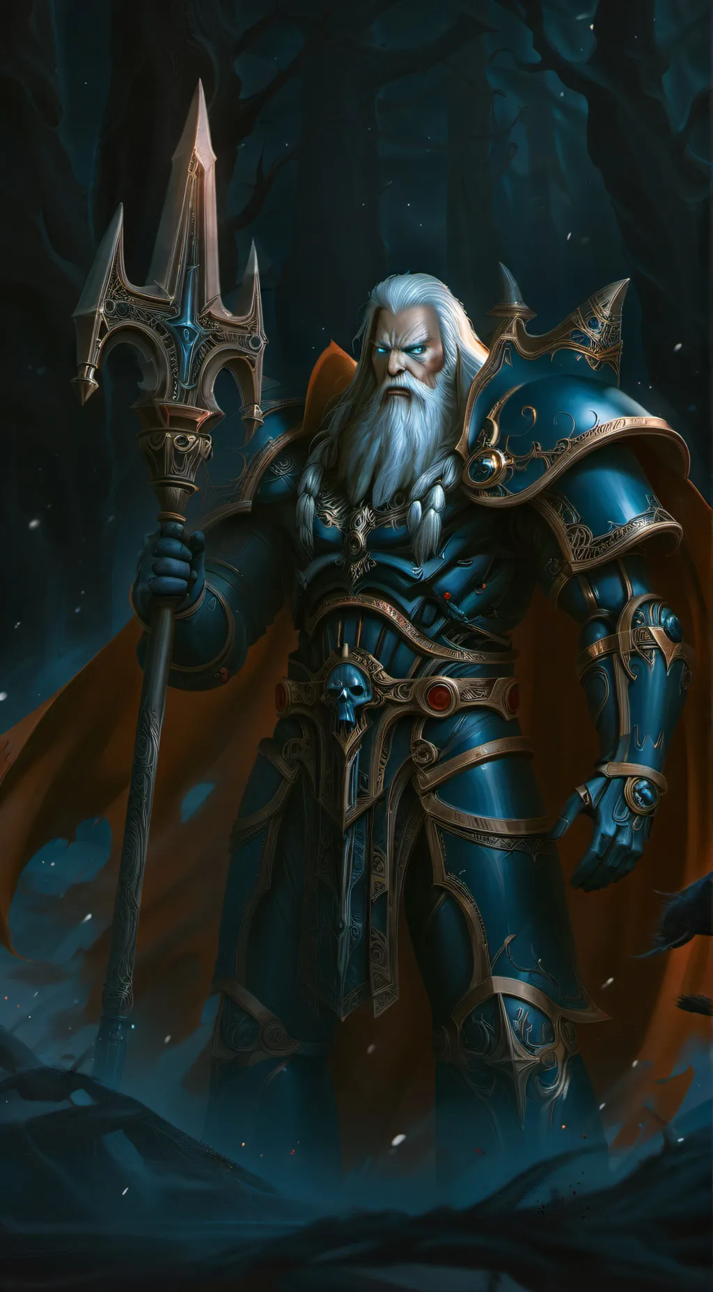 ai character: the storm-willed background