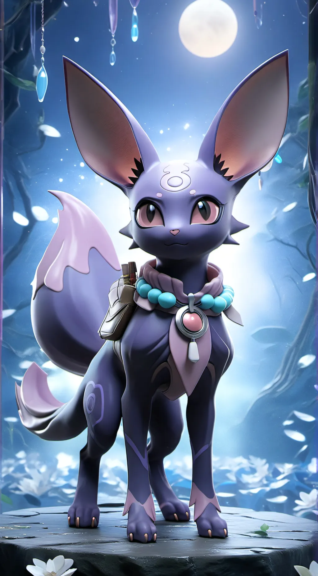 ai character: Espeon suit background