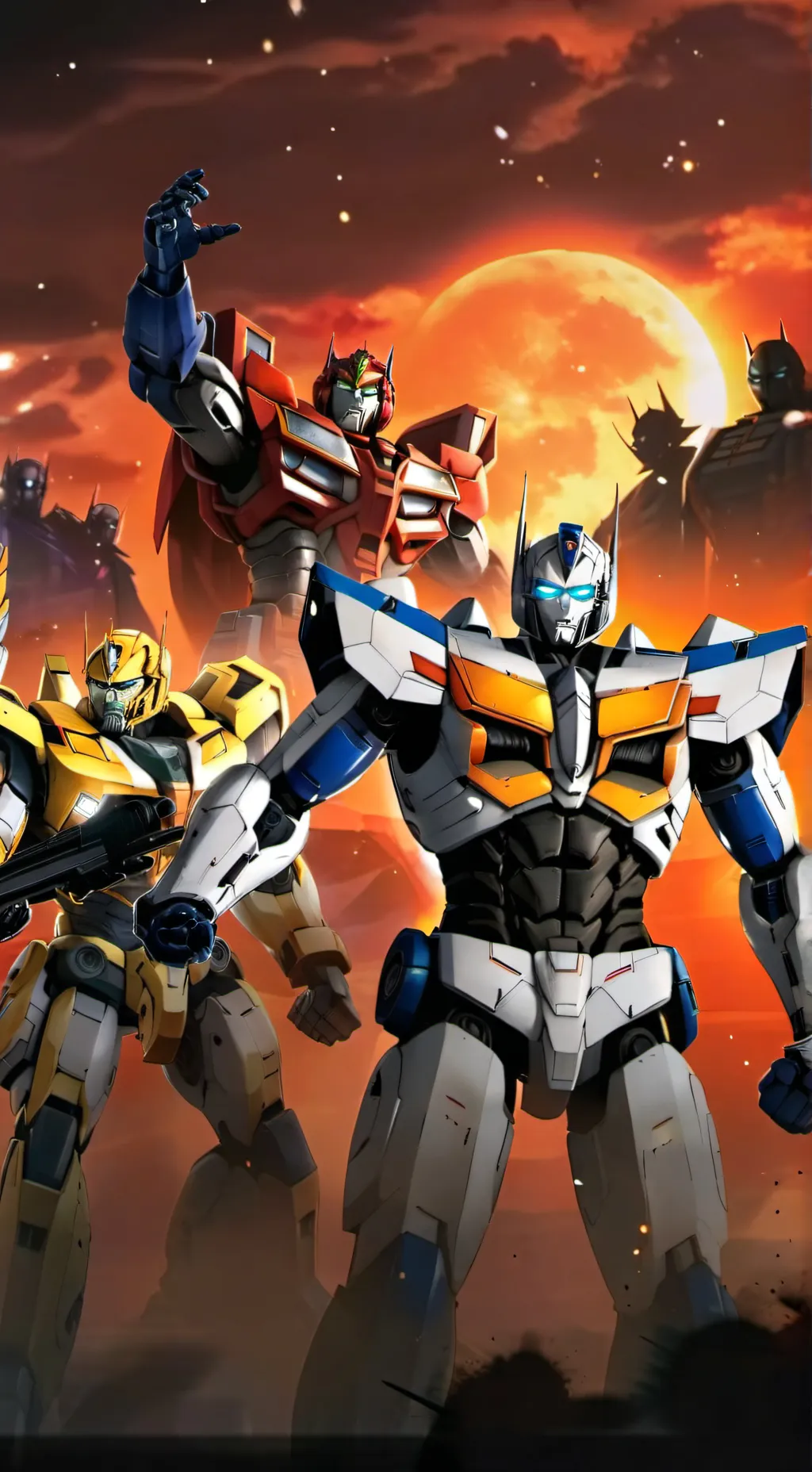 ai character: Transformers Prime background