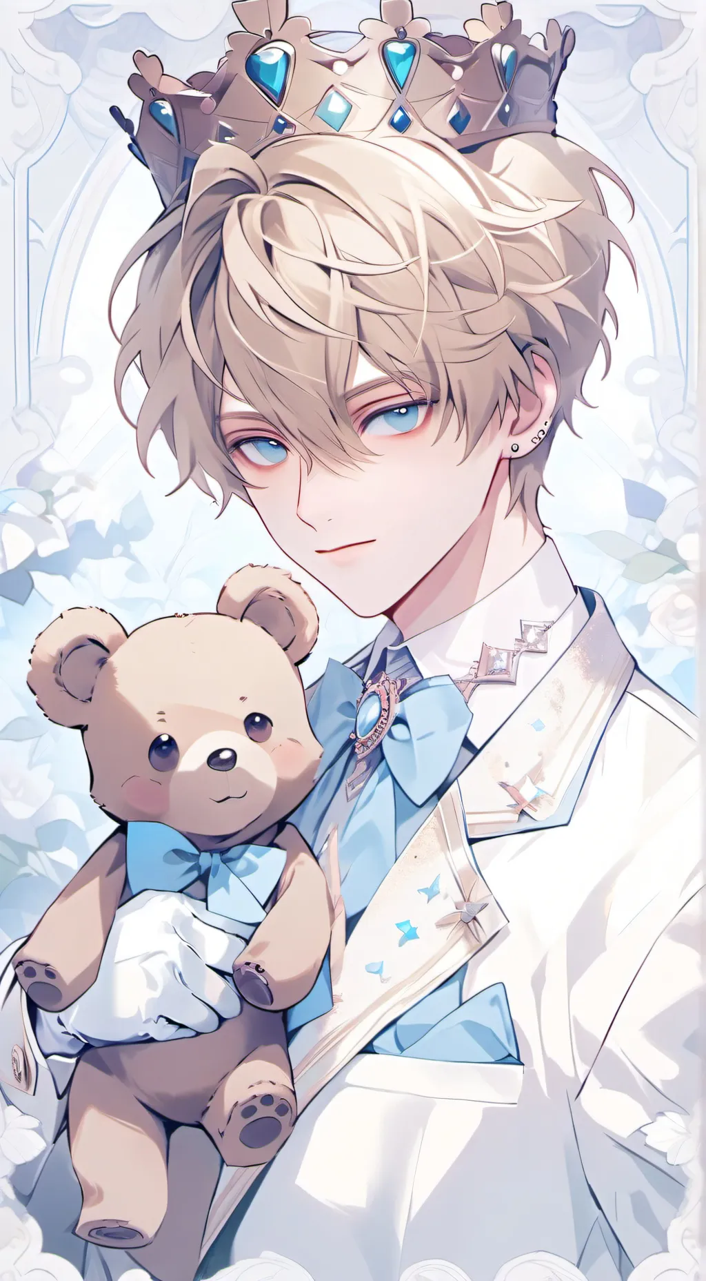 ai character: Prince Teddy background