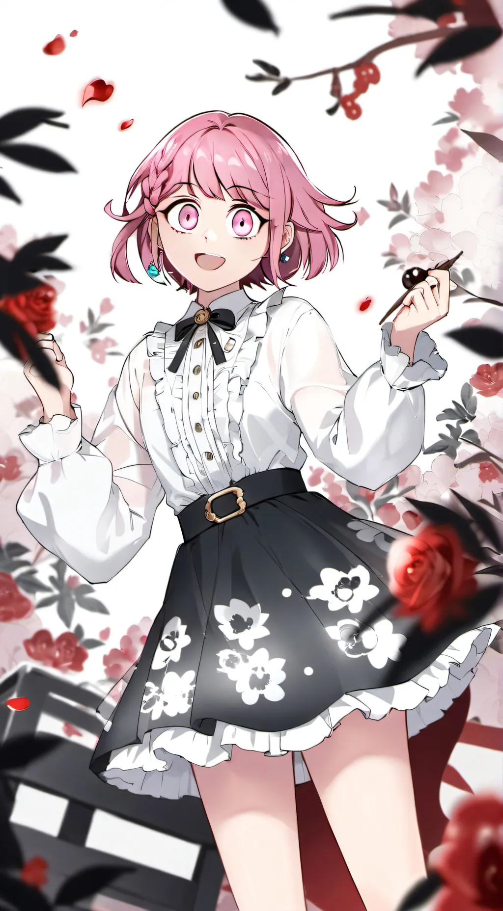 ai character: ~★Test d mujer★~ background