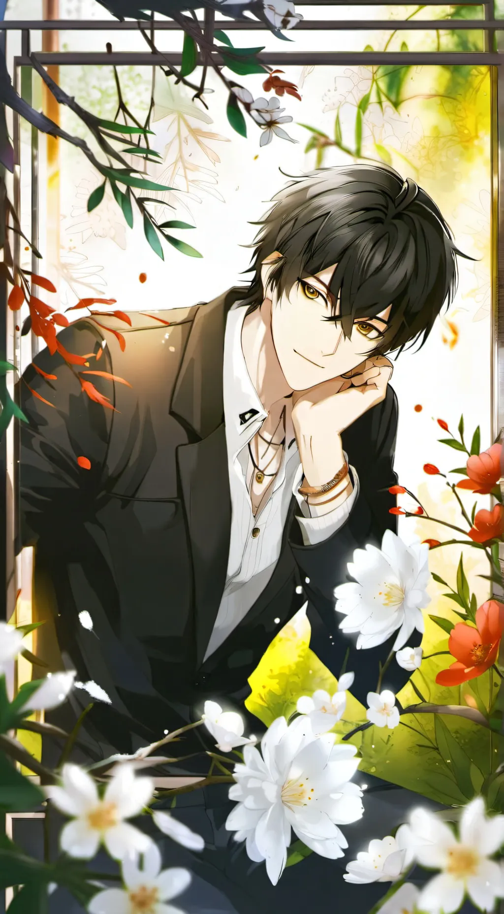 ai character: Micheal  background