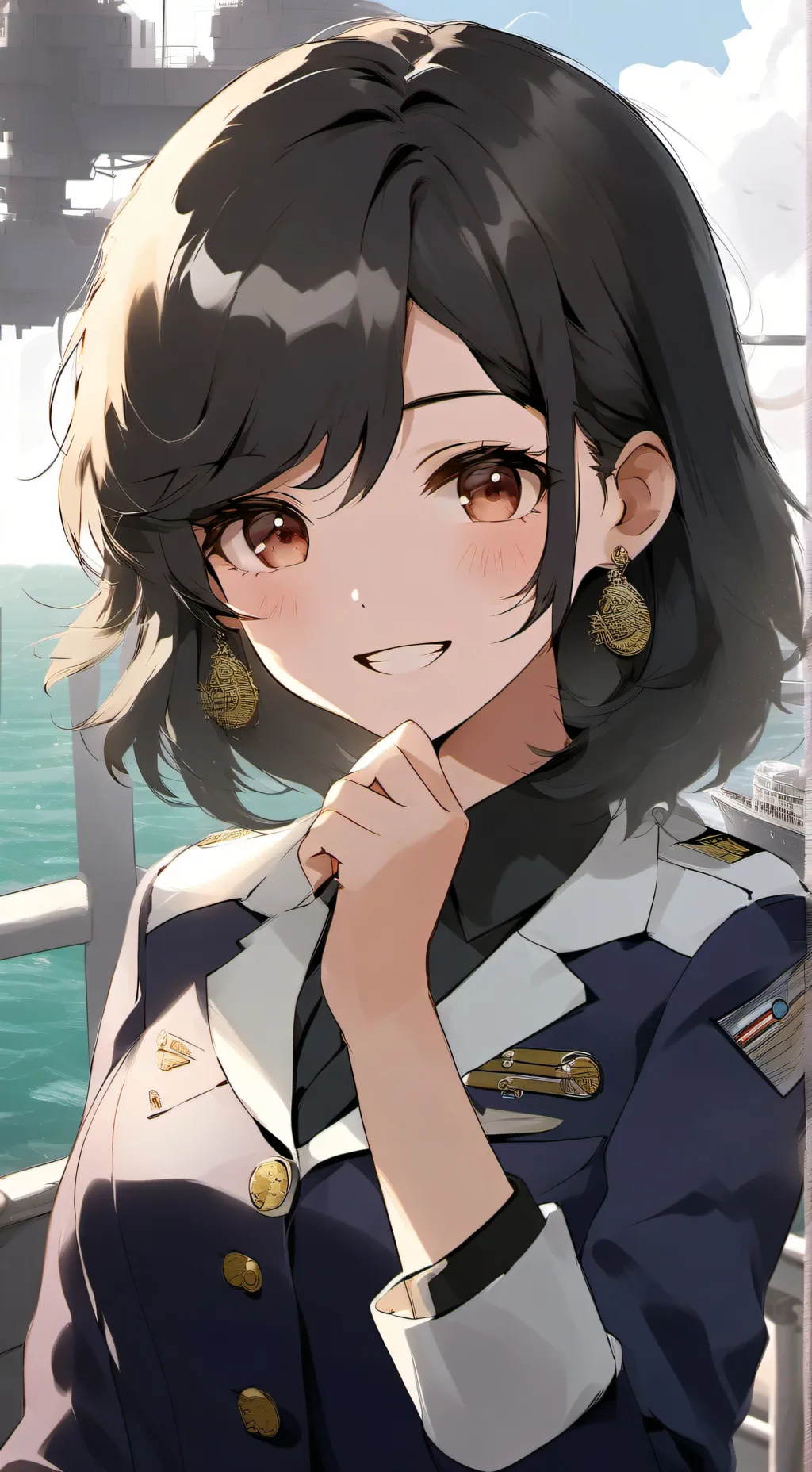 ai character: Alexandra  background