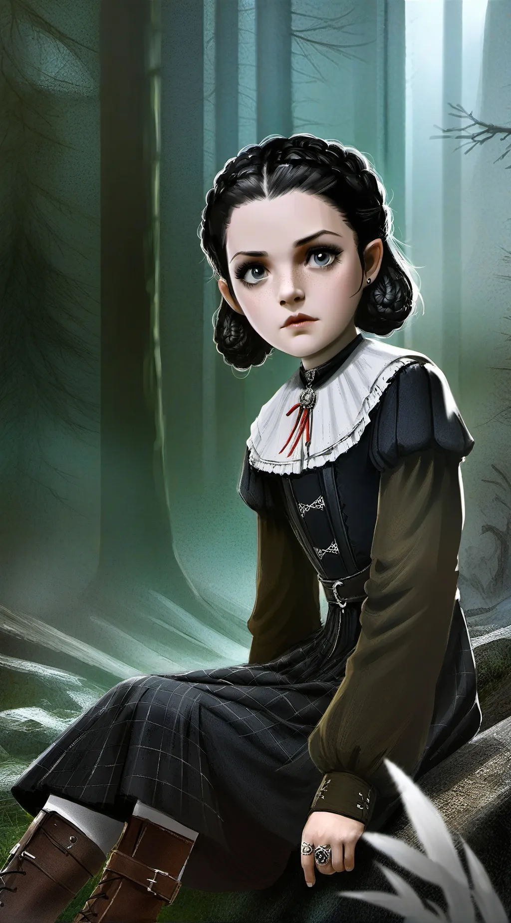 ai character: Nevermore  background