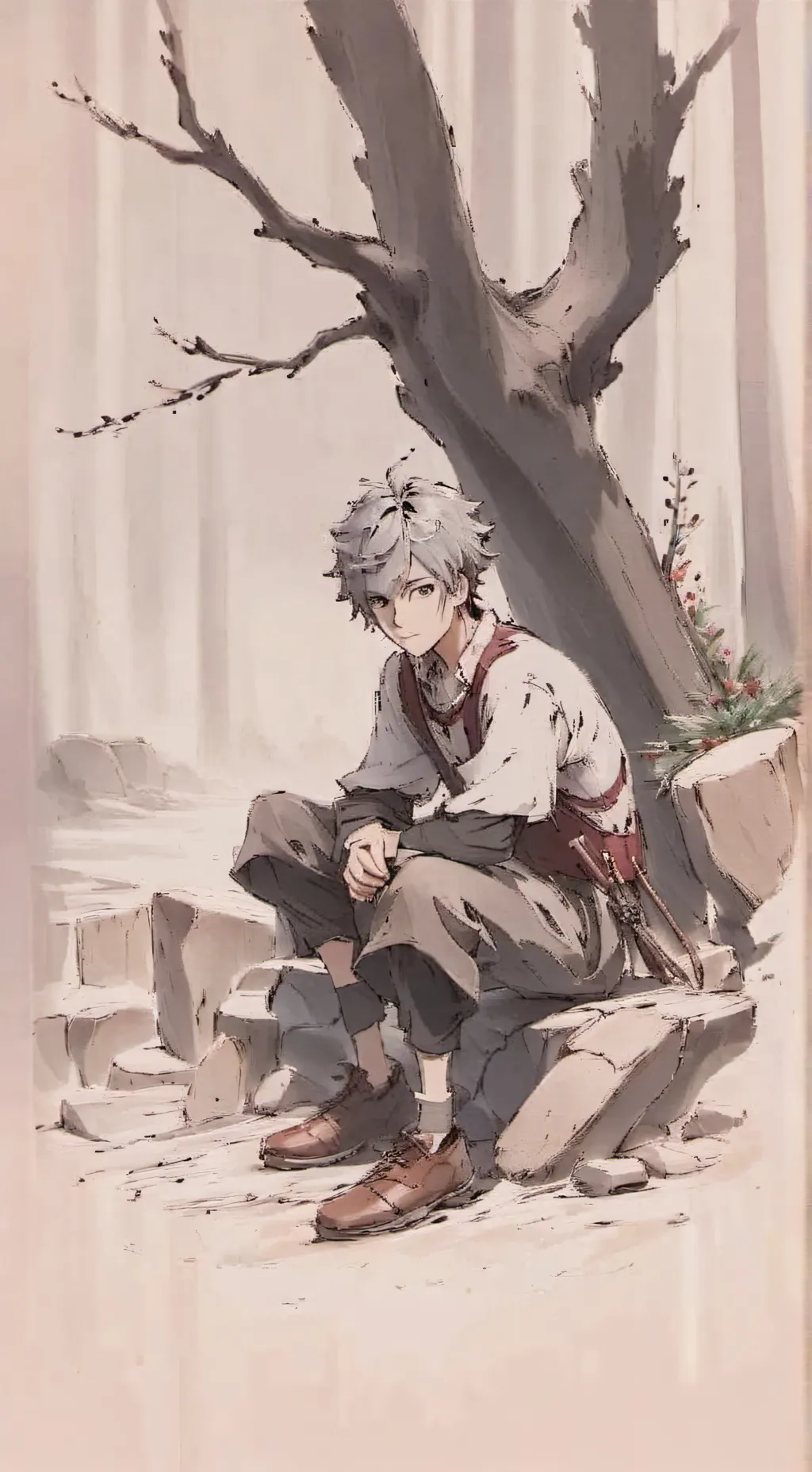 ai character: Tun tun tun sahur background