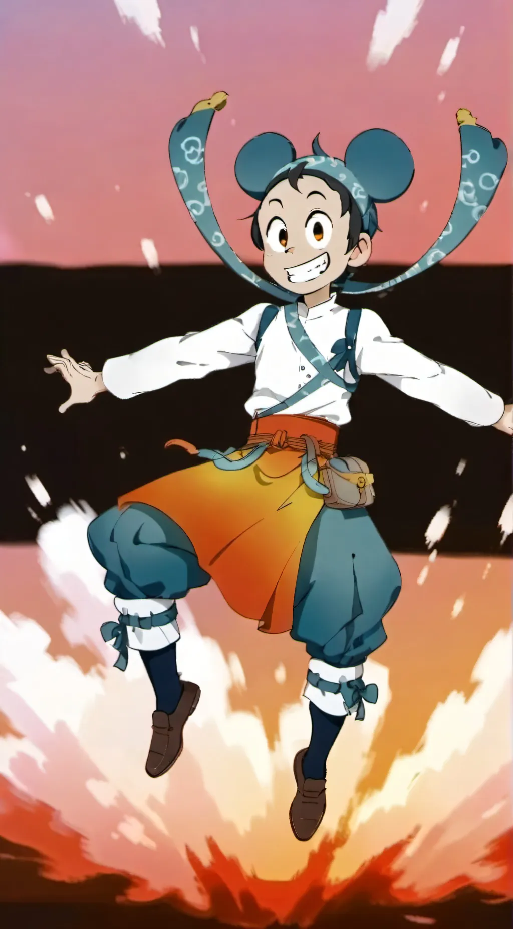 ai character: Mr ringading background