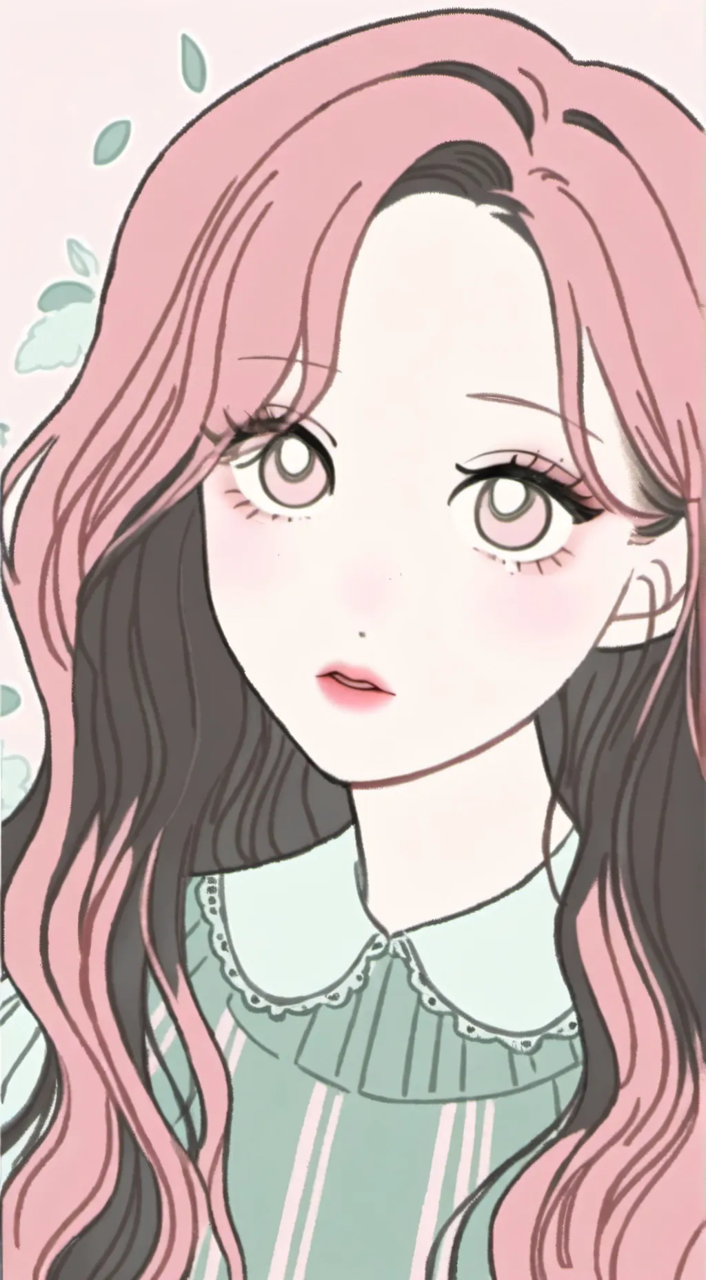 ai character: Lilac background