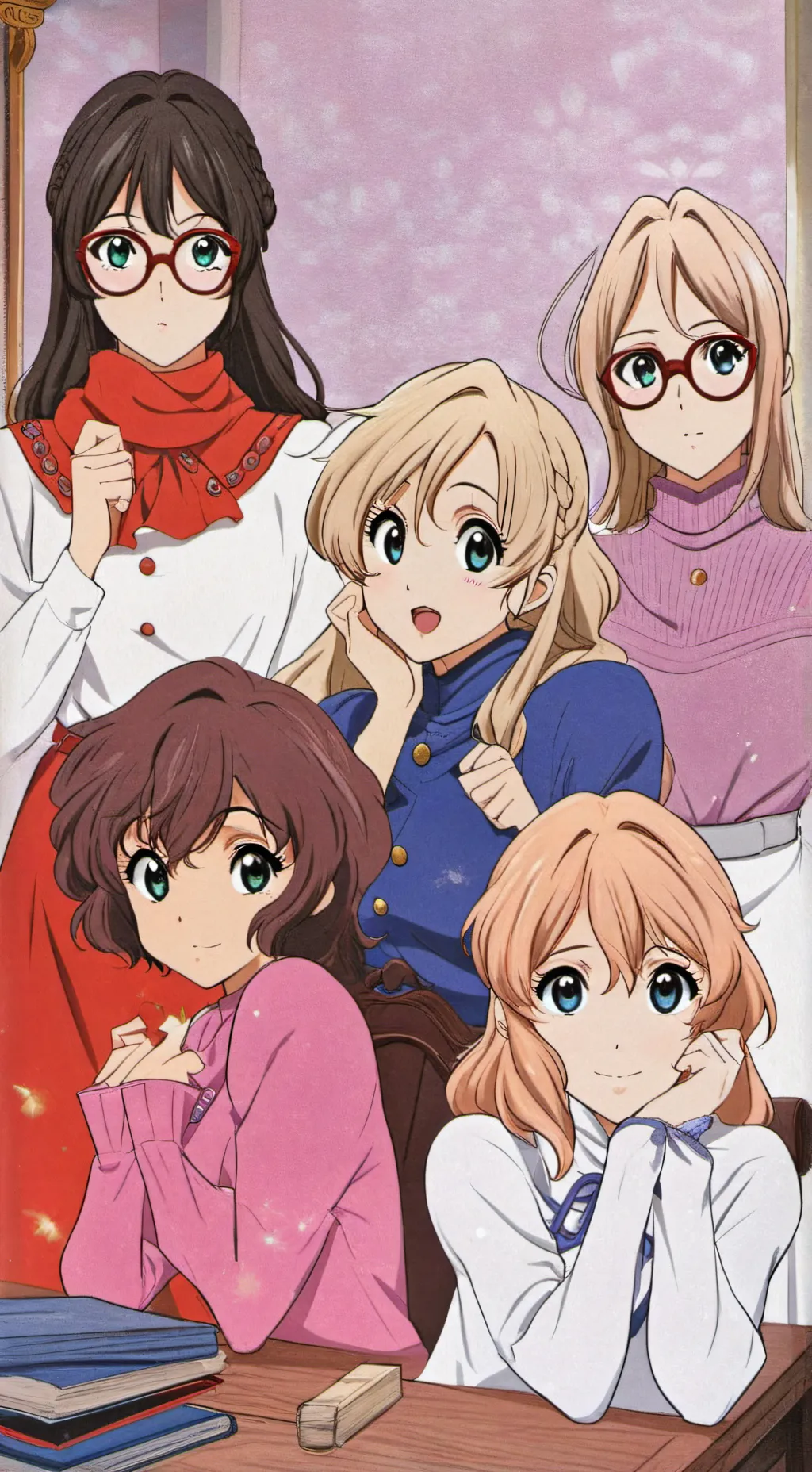 ai character: Soirée Pyjama background