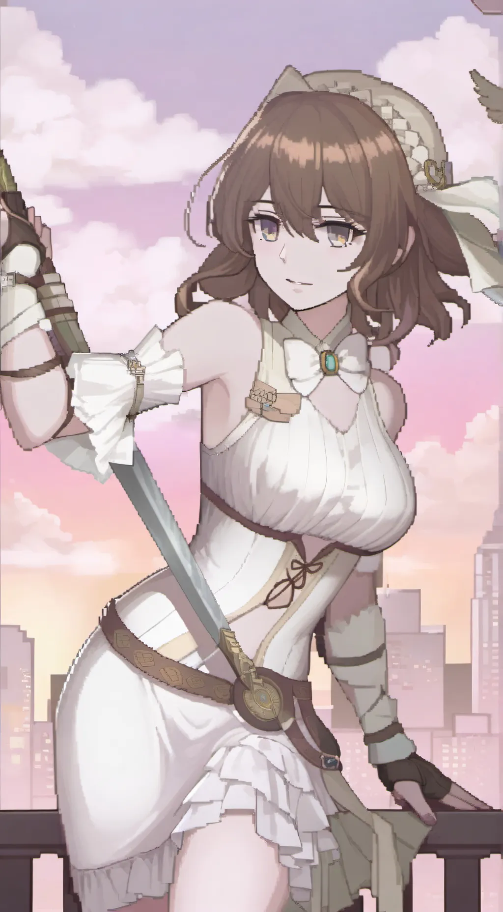 ai character: I-tsu-e-ru  background