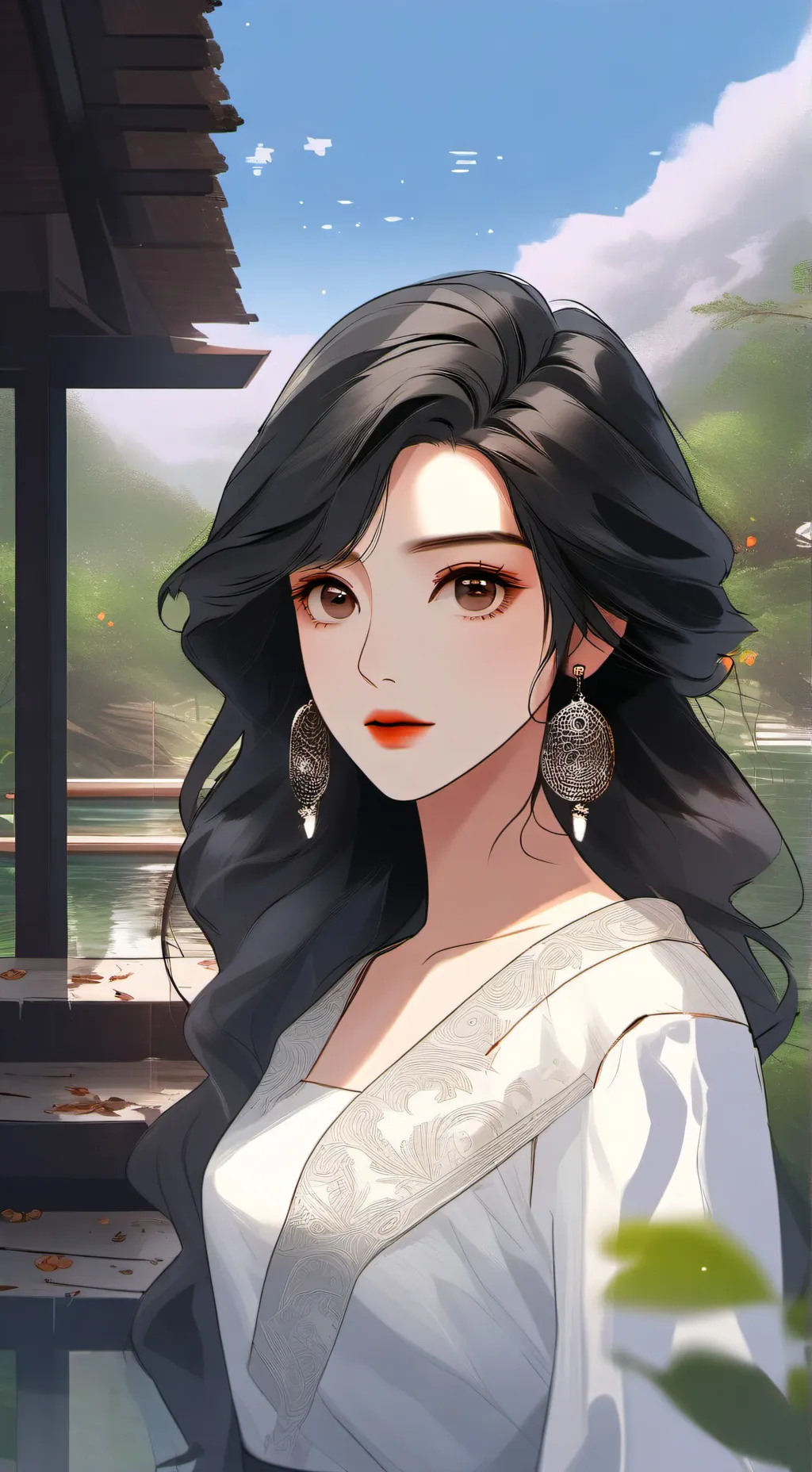 ai character: мама background
