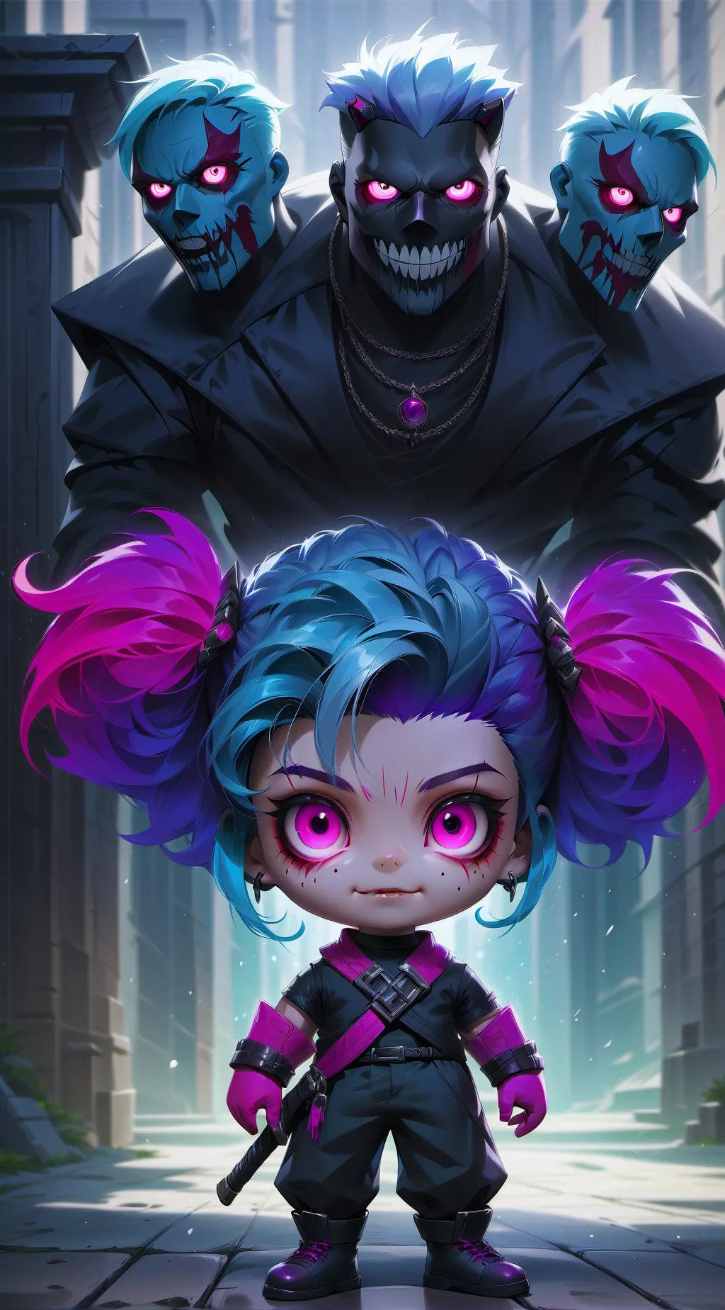 ai character: Lila background