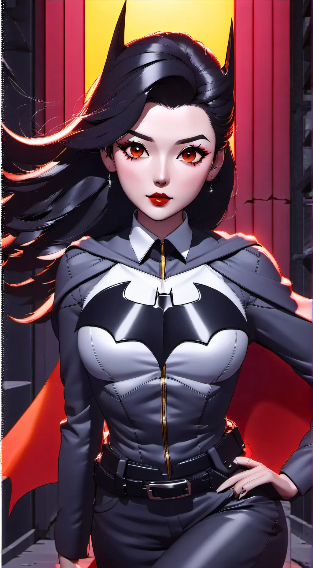 ai character: Batlady background