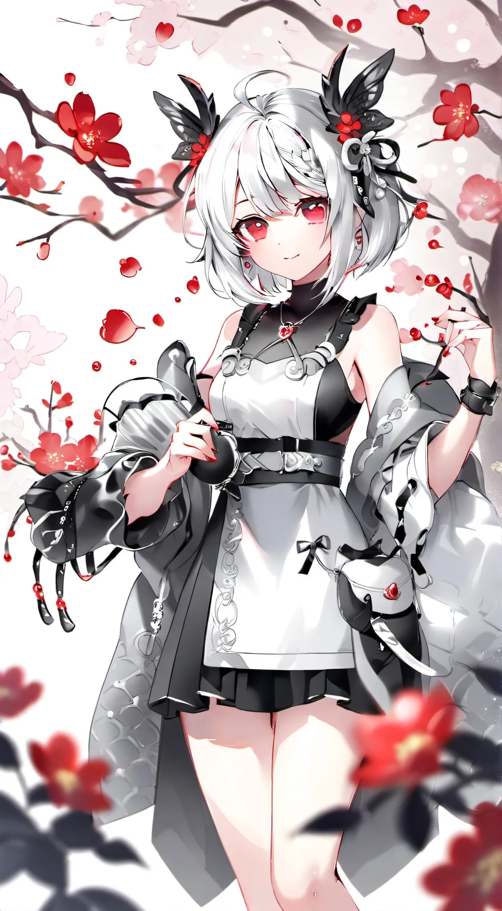 ai character: violet background