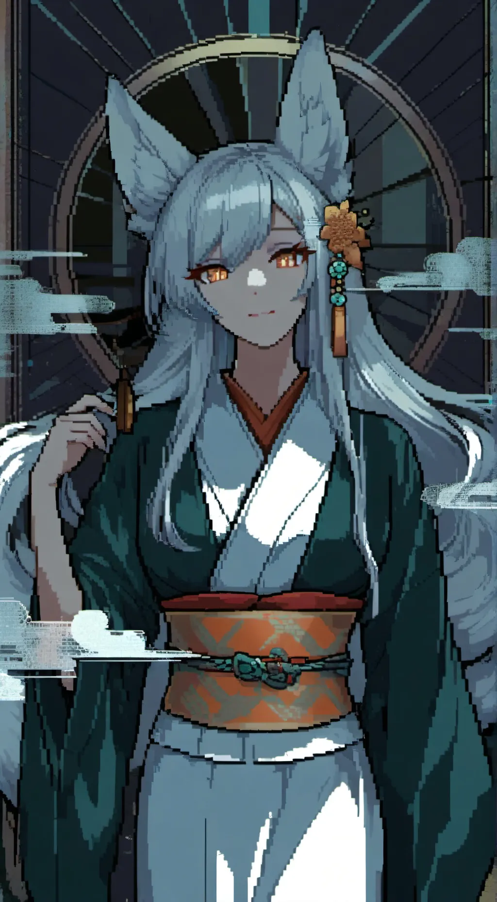 ai character: kiku background