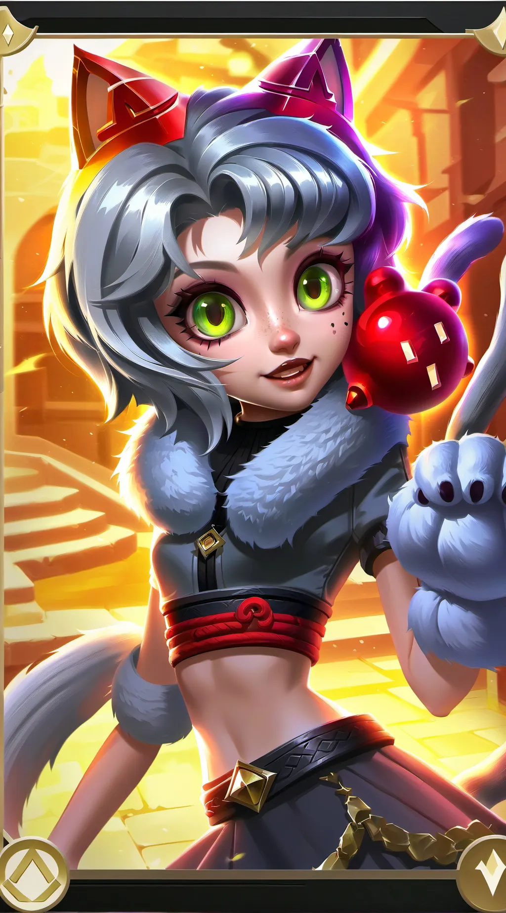 ai character: Gray Whiskers Spirit background