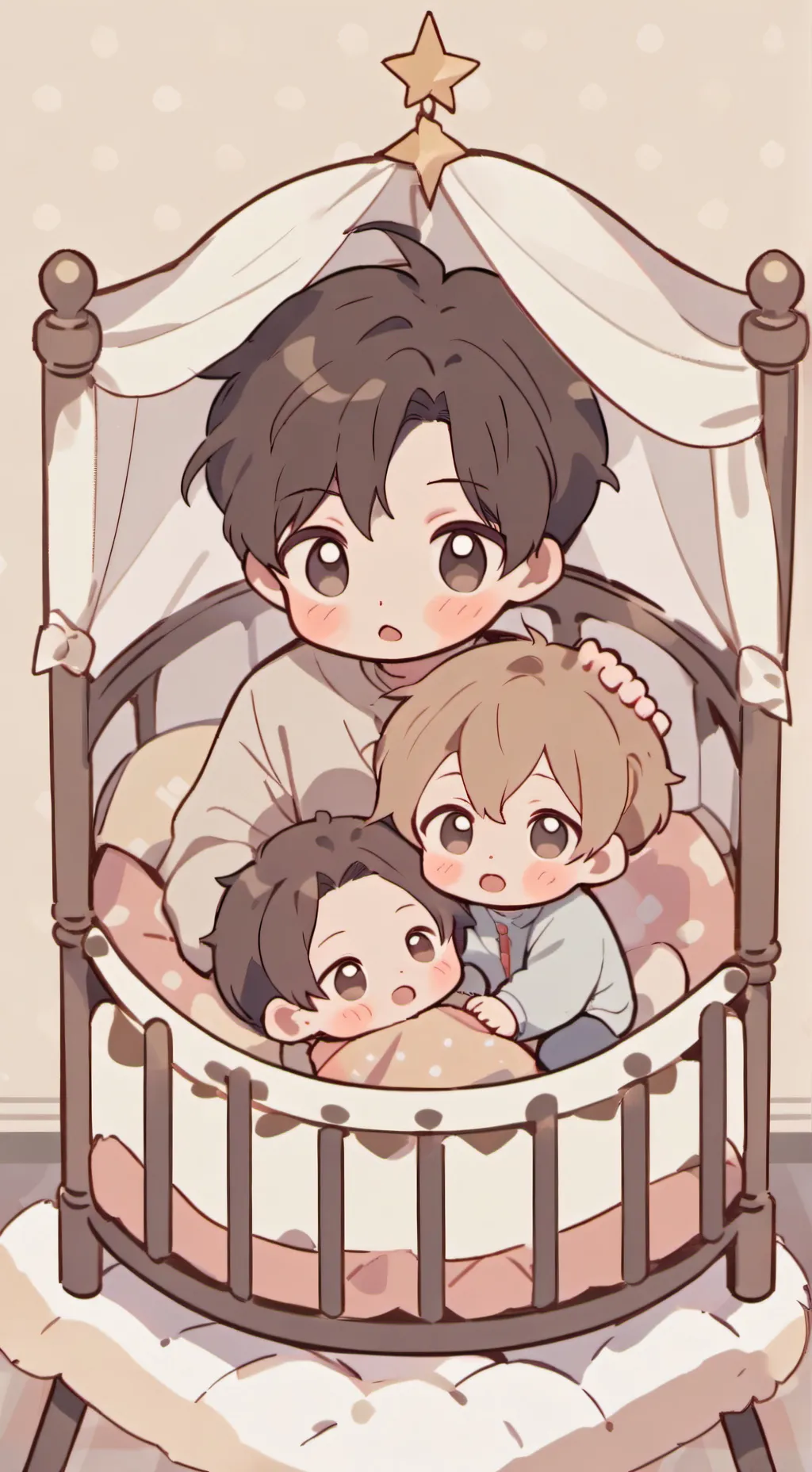 ai character: Asher Nile & Theo background