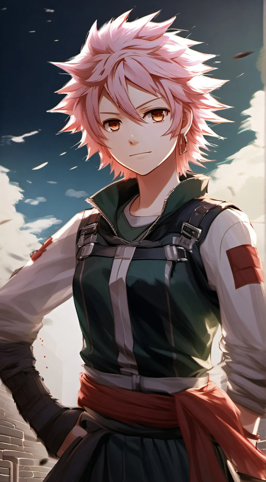 ai character: Katsuki Bakugou  background