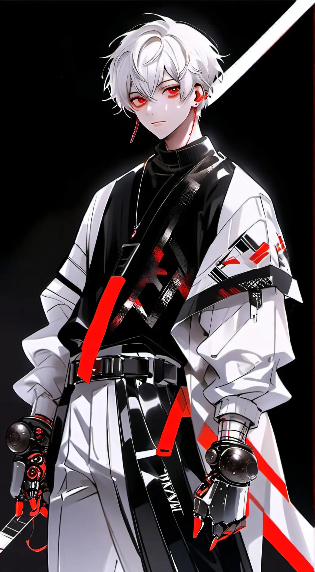 ai character: blade satogu azawa background
