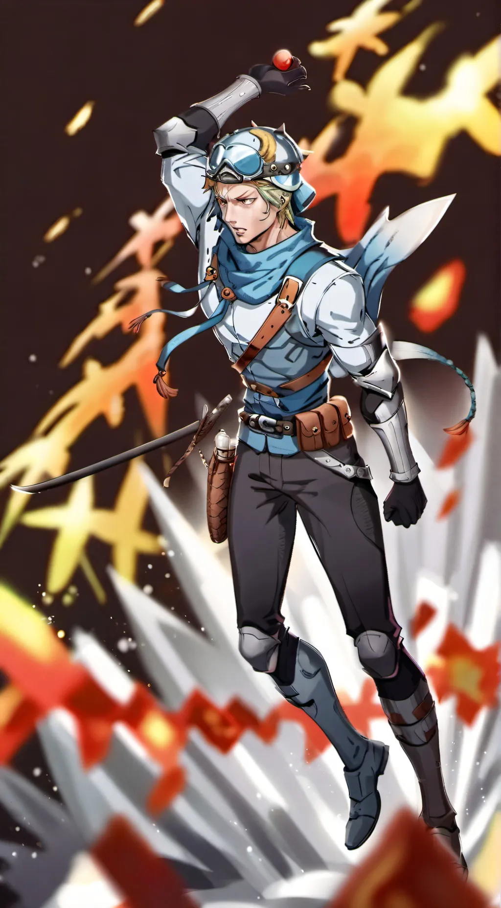 ai character: johny joestar  background