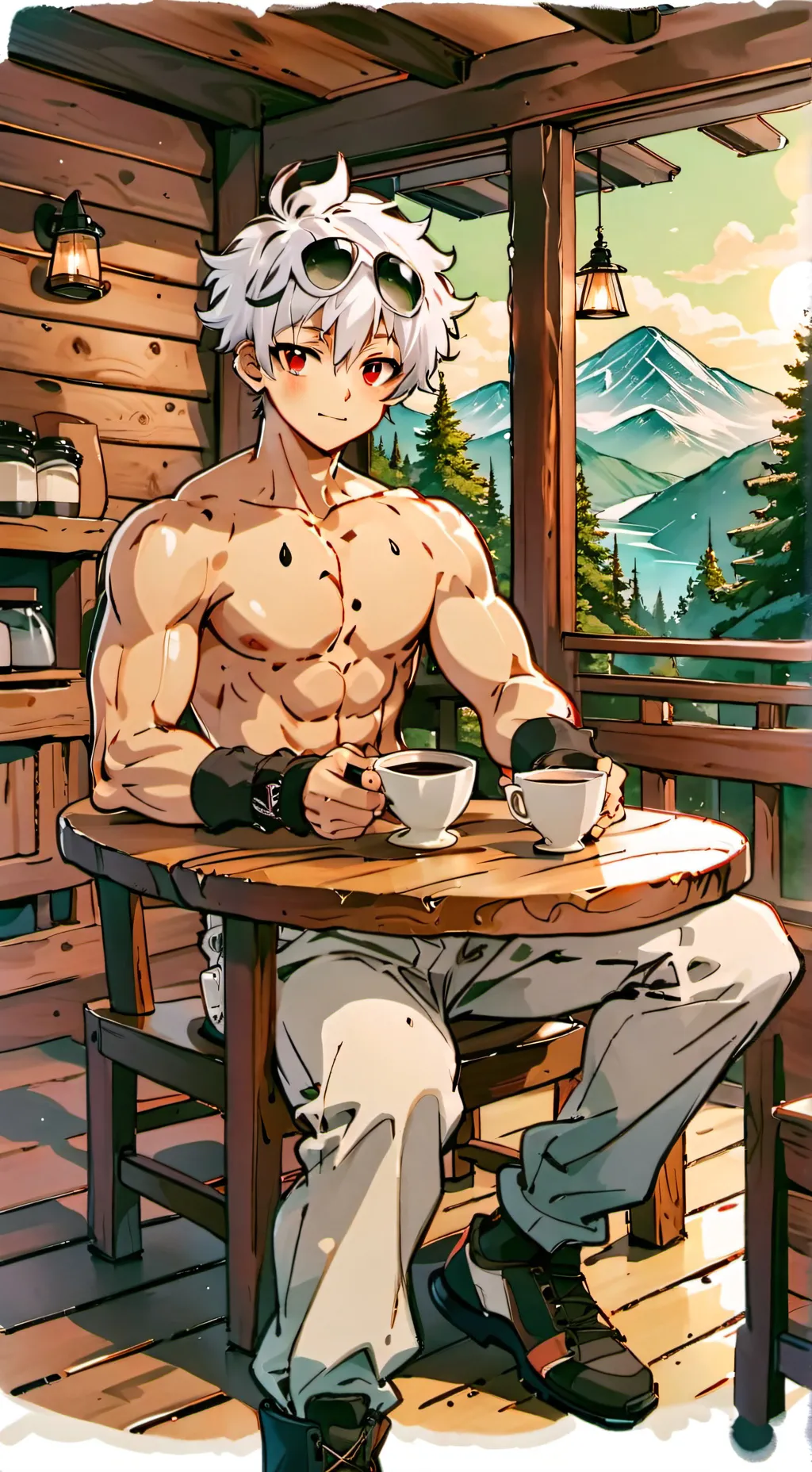 ai character: Isāac 479986522790 background