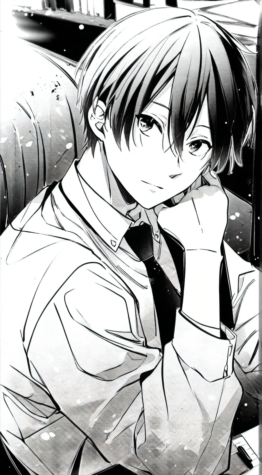 ai character: MHA 2 UR SCHOOL background