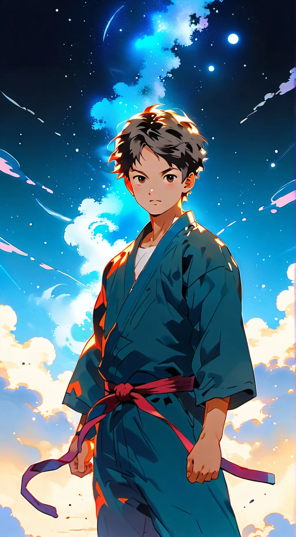 ai character: Karate kid background