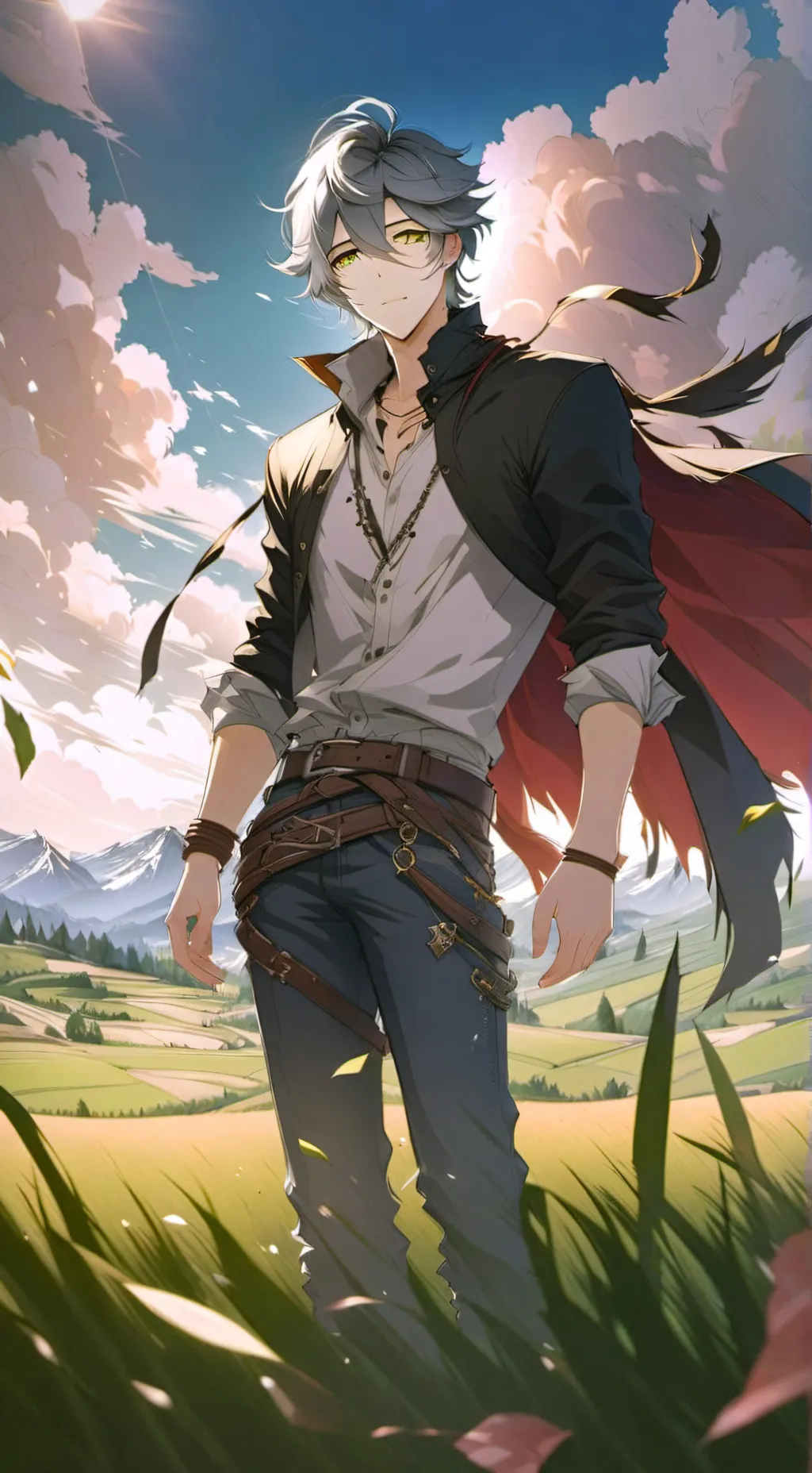 ai character: kaveh x Alhaitham  background