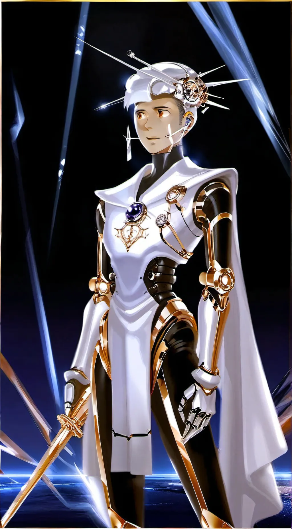 ai character: The star world background