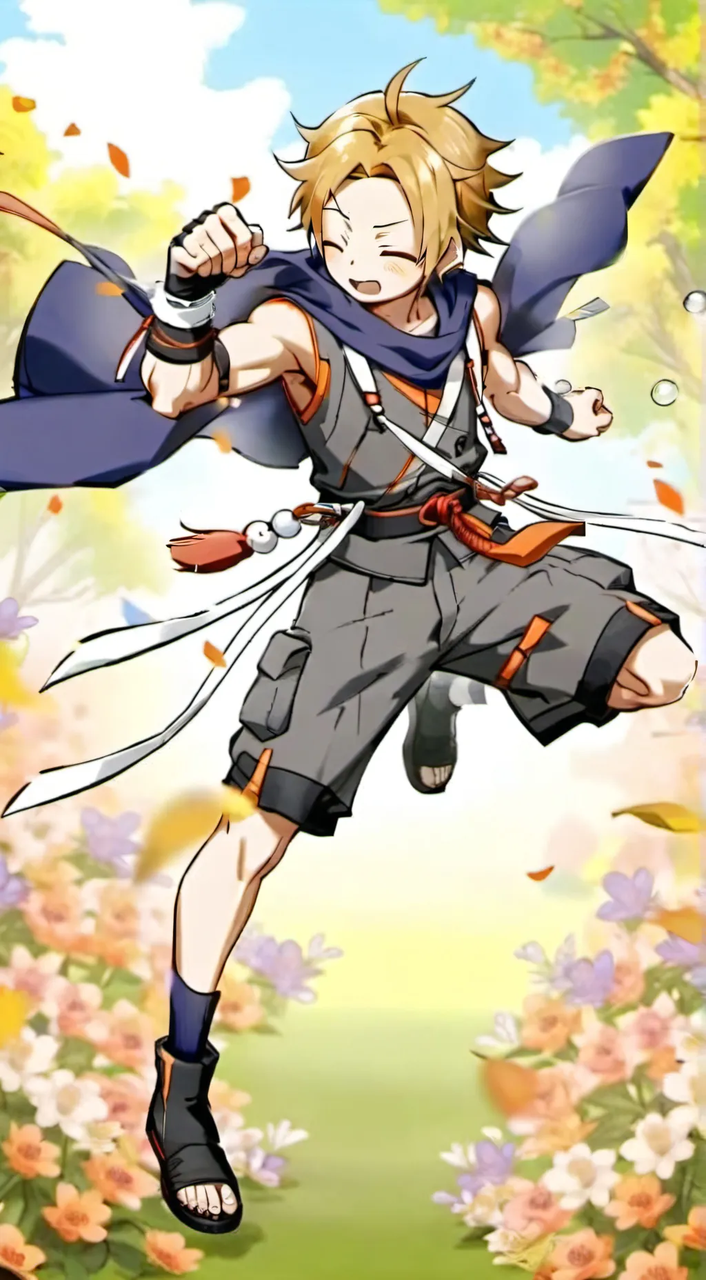 ai character: Denki  background