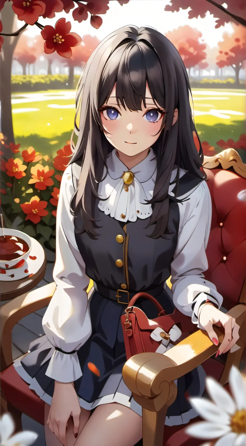 ai character: Lucía  background