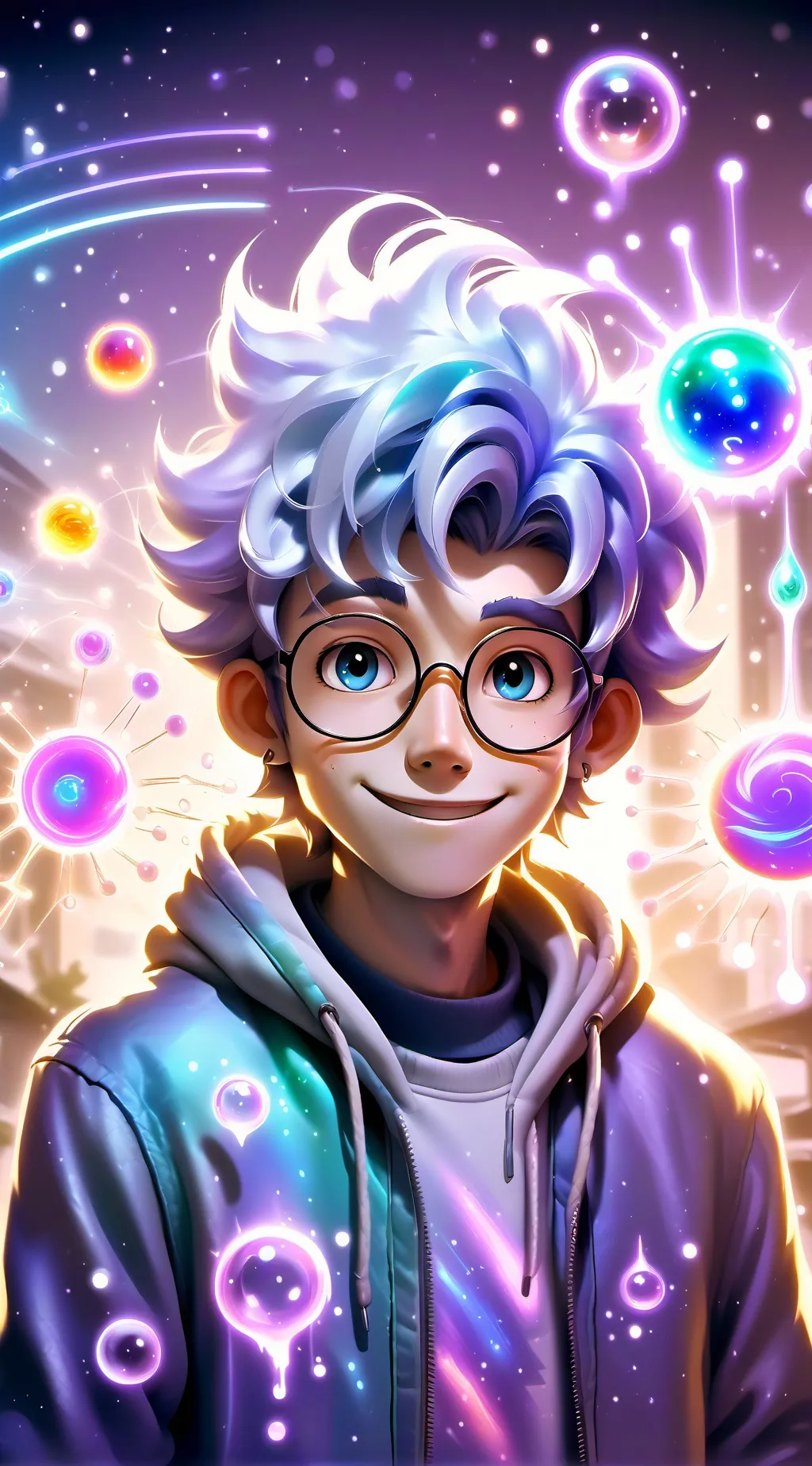 ai character: Prof. MemeBae background