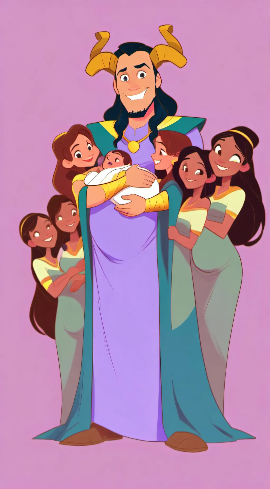 ai character: Loki cult background